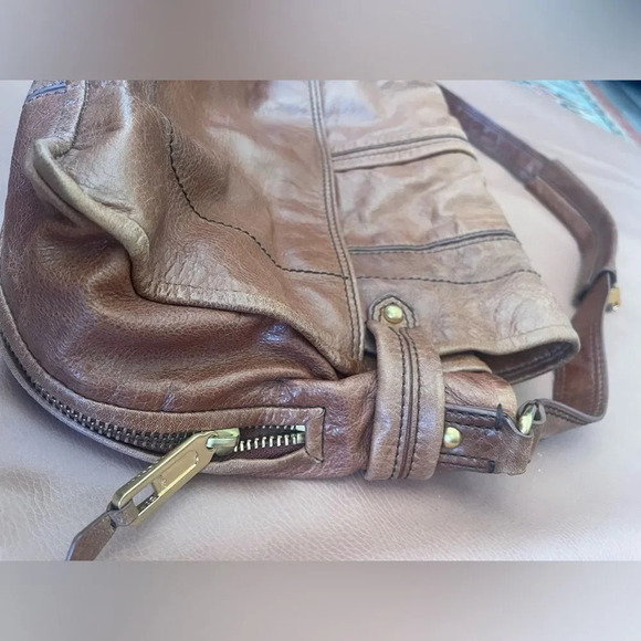 VINTAGE Y2K Juicy Couture Brown Leather
Shoulder Bag - Picture 7 of 8